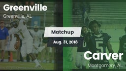 Matchup: Greenville High vs. Carver  2018