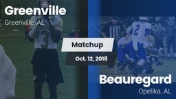 Matchup: Greenville High vs. Beauregard  2018