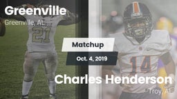 Matchup: Greenville High vs. Charles Henderson  2019