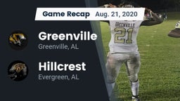 Recap: Greenville  vs. Hillcrest  2020