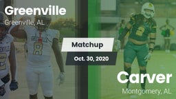 Matchup: Greenville High vs. Carver  2020