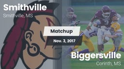 Matchup: Smithville High vs. Biggersville  2017