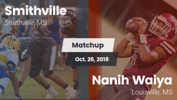 Matchup: Smithville High vs. Nanih Waiya  2018