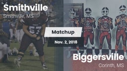 Matchup: Smithville High vs. Biggersville  2018