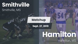 Matchup: Smithville High vs. Hamilton  2019