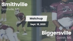 Matchup: Smithville High vs. Biggersville  2020