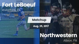 Matchup: Fort LeBoeuf High vs. Northwestern  2017
