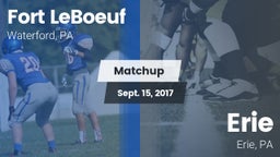 Matchup: Fort LeBoeuf High vs. Erie   2017