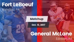 Matchup: Fort LeBoeuf High vs. General McLane  2017