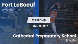 Matchup: Fort LeBoeuf High vs. Cathedral Preparatory School 2017