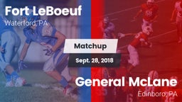 Matchup: Fort LeBoeuf High vs. General McLane  2018