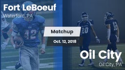 Matchup: Fort LeBoeuf High vs. Oil City  2018