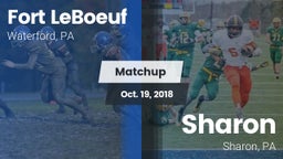 Matchup: Fort LeBoeuf High vs. Sharon  2018