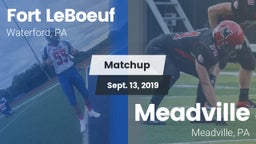 Matchup: Fort LeBoeuf High vs. Meadville  2019