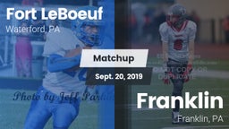 Matchup: Fort LeBoeuf High vs. Franklin  2019