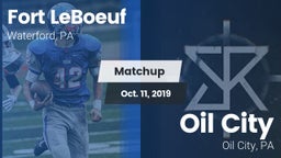 Matchup: Fort LeBoeuf High vs. Oil City  2019