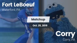 Matchup: Fort LeBoeuf High vs. Corry  2019