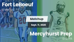 Matchup: Fort LeBoeuf High vs. Mercyhurst Prep  2020