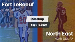 Matchup: Fort LeBoeuf High vs. North East  2020
