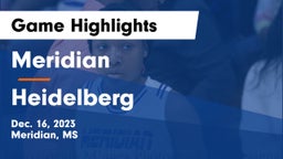 Meridian  vs Heidelberg  Game Highlights - Dec. 16, 2023