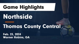 Northside  vs Thomas County Central  Game Highlights - Feb. 23, 2024