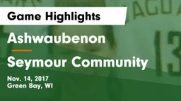 Ashwaubenon  vs Seymour Community  Game Highlights - Nov. 14, 2017