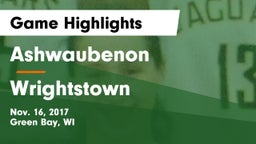 Ashwaubenon  vs Wrightstown  Game Highlights - Nov. 16, 2017