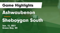 Ashwaubenon  vs Sheboygan South  Game Highlights - Jan. 12, 2021