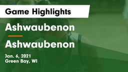 Ashwaubenon  vs Ashwaubenon  Game Highlights - Jan. 6, 2021
