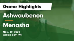 Ashwaubenon  vs Menasha  Game Highlights - Nov. 19, 2021
