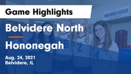Belvidere North  vs Hononegah  Game Highlights - Aug. 24, 2021