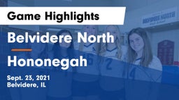 Belvidere North  vs Hononegah  Game Highlights - Sept. 23, 2021