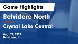 Belvidere North  vs Crystal Lake Central  Game Highlights - Aug. 21, 2023