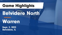 Belvidere North  vs Warren  Game Highlights - Sept. 2, 2023