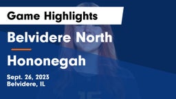 Belvidere North  vs Hononegah  Game Highlights - Sept. 26, 2023