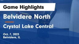 Belvidere North  vs Crystal Lake Central  Game Highlights - Oct. 7, 2023
