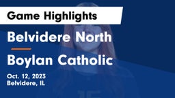 Belvidere North  vs Boylan Catholic Game Highlights - Oct. 12, 2023