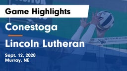 Conestoga  vs Lincoln Lutheran  Game Highlights - Sept. 12, 2020