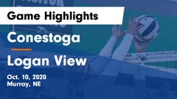Conestoga  vs Logan View  Game Highlights - Oct. 10, 2020