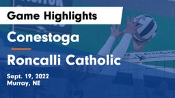 Conestoga  vs Roncalli Catholic  Game Highlights - Sept. 19, 2022