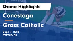 Conestoga  vs Gross Catholic  Game Highlights - Sept. 7, 2023