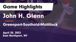 John H. Glenn  vs Greenport-Southold-Mattituck  Game Highlights - April 20, 2022
