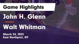 John H. Glenn  vs Walt Whitman  Game Highlights - March 24, 2023