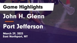 John H. Glenn  vs Port Jefferson  Game Highlights - March 29, 2023