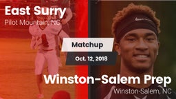 Matchup: East Surry High vs. Winston-Salem Prep  2018