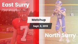Matchup: East Surry High vs. North Surry  2019