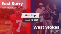 Matchup: East Surry High vs. West Stokes  2019