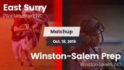 Matchup: East Surry High vs. Winston-Salem Prep  2019