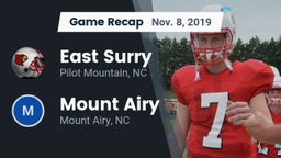 Recap: East Surry  vs. Mount Airy  2019