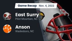 Recap: East Surry  vs. Anson  2022